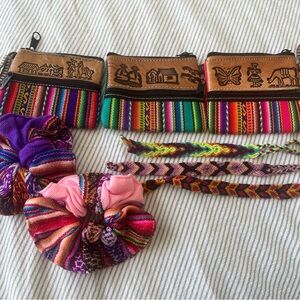Peruvian Handmade Accessories Set